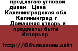 предлагаю угловой диван › Цена ­ 5 000 - Калининградская обл., Калининград г. Домашняя утварь и предметы быта » Интерьер   